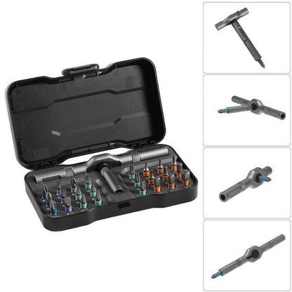 Destornillador Trinquete 24 en 1 – Set Portátil