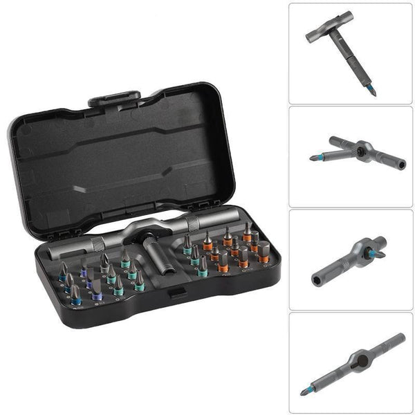 Destornillador Trinquete 24 en 1 – Set Portátil