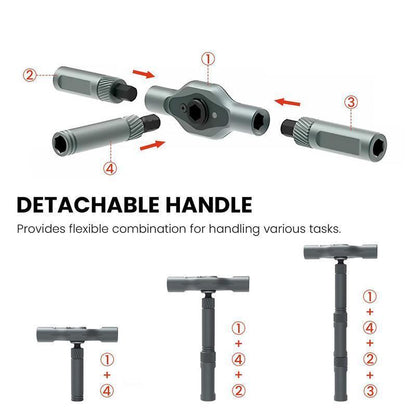 Destornillador Trinquete 24 en 1 – Set Portátil