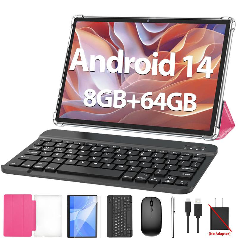 Tablet 10.1’’ Android 14 con Teclado y Ratón – 8GB+64GB