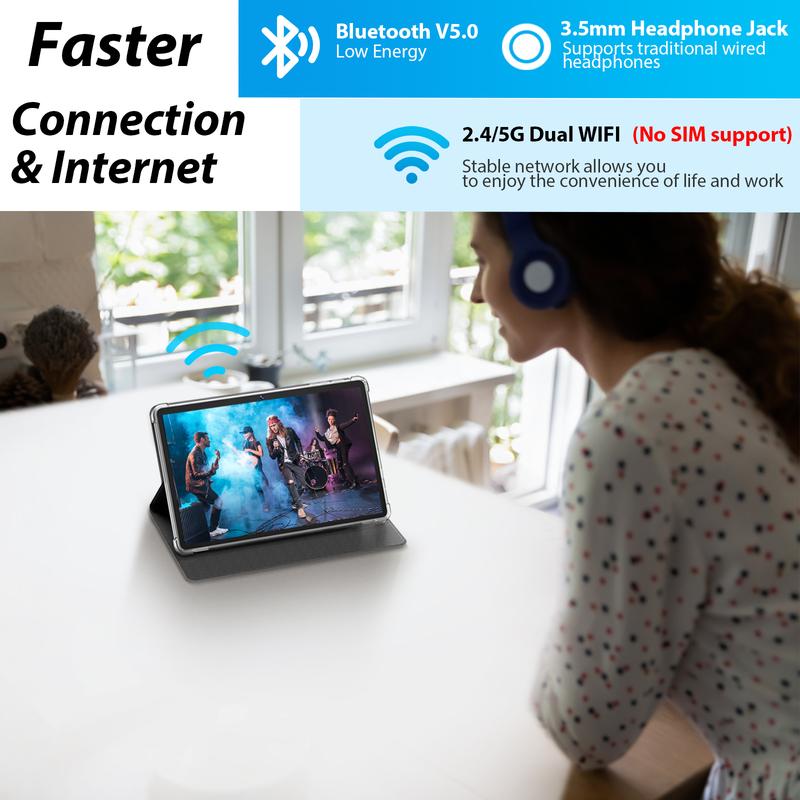 Tablet 10.1’’ Android 14 con Teclado y Ratón – 8GB+64GB
